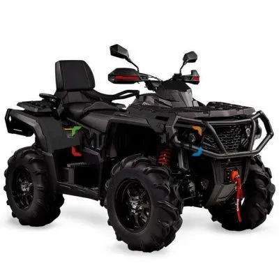 Квадроцикл AODES (Аодес) Pathcross ATV650L PRO EPS двухместный черный с ПСМ