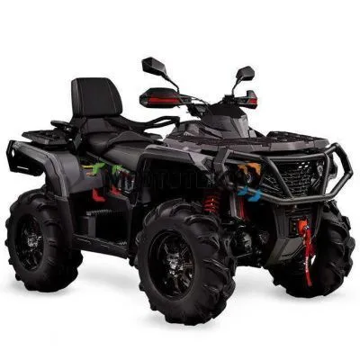 Квадроцикл AODES (Аодес) Pathcross ATV800L PRO EPS LCD двухместный серый с ПСМ