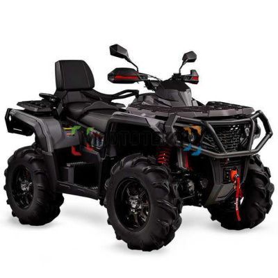 Квадроцикл AODES (Аодес) Pathcross ATV650L PRO EPS LCD двухместный серый с ПСМ