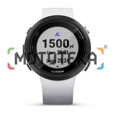 Спортивные часы Garmin (Гармин) Swim 2 GPS для плавания, с белым ремешком (010-02247-11)