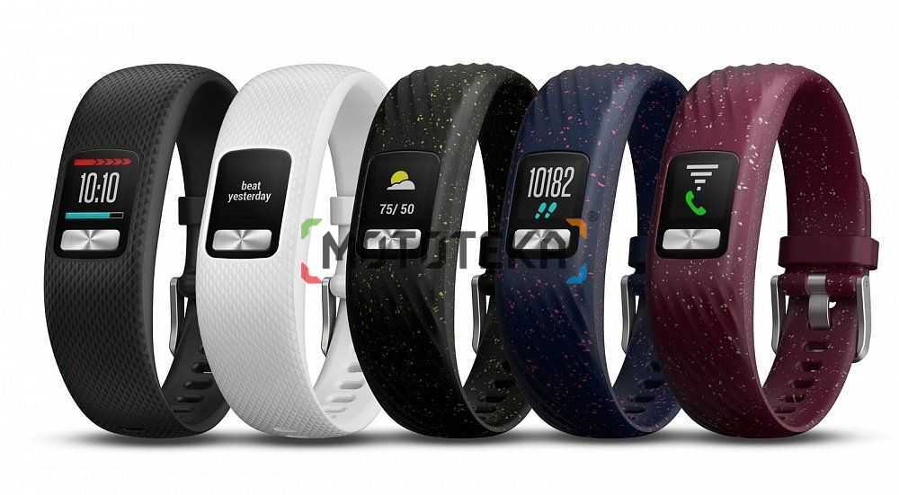 Браслет Garmin (Гармин) VIVOFIT 4 белый стандартного размера
